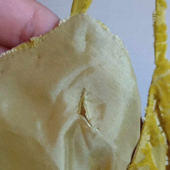 Antropologe Mustard Lace Mini Dress - Picture 9 of 16